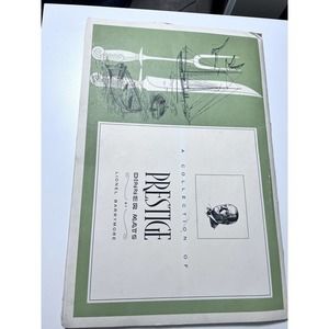 10Vintage A Collection of Prestige Dinner Mats by LIONEL BARRYMORE Placemats